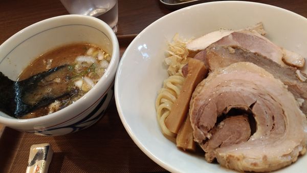「大山鶏のつけ麺＋試作途中の豚」@つけめん さなだの写真