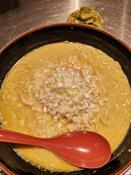 「担担麺(大盛り+ザーサイ)」@高崎はた山の写真