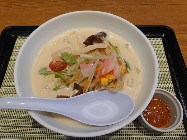 「冷やしちゃんぽん(小さいサイズ、550円)」@長崎ちゃんぽん リンガーハット 川越U_PLACE店の写真