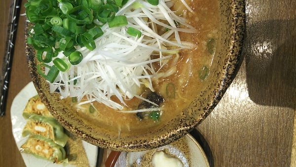 「白ネギ味噌野菜ラーメン」@越後秘蔵麺 無尽蔵 なとり家の写真