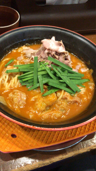 「最強濃度の超こってりてっちゃんスタミナラーメン」@まりお流らーめんの写真