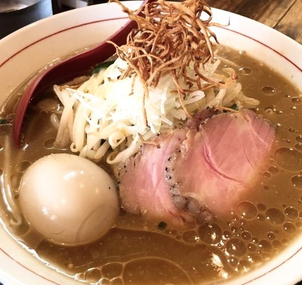 「味玉味噌らーめん大盛(940円)」@東京味噌らーめん 鶉の写真