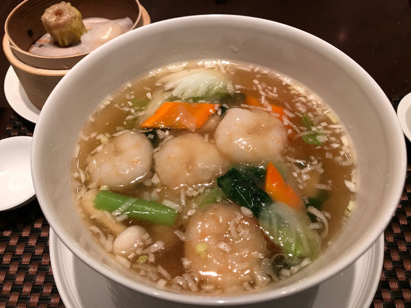 「海老あんかけ汁そば ランチセット　1800円」@中国料理 桃李の写真