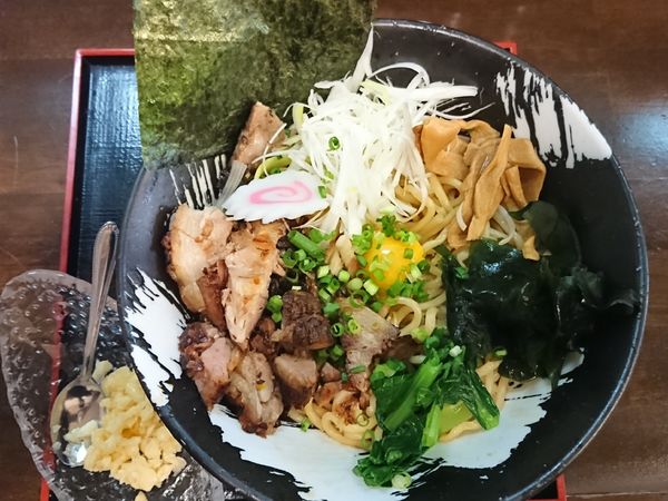 「コッテリ!!! まぜそば ￥700」@Cucina とちの木の写真