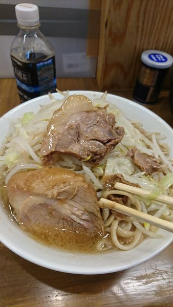 「小豚 ヤサイアブラ」@ラーメン二郎 前橋千代田町店の写真