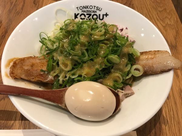 「ネギ塩 KING PORK」@豚骨まぜそばKOZOU+の写真