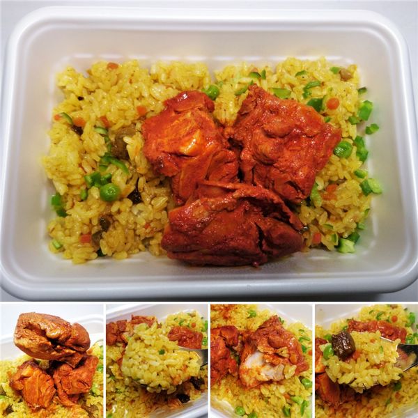 「タンドリーチキンドライカレー弁当 1080円」@デリー 上野店の写真