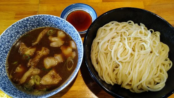 「菊油醤油馬鹿つけ麺」@麺哲支店 麺野郎の写真