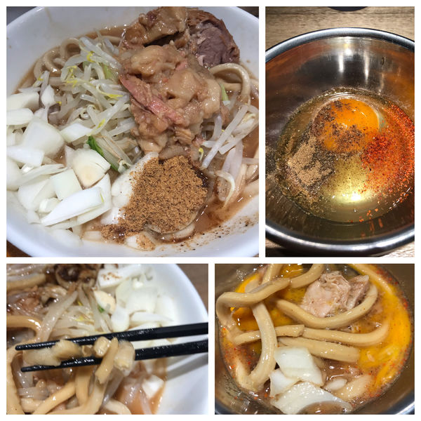「たまラーメン少なめ　生卵」@MEN YARD FIGHTの写真