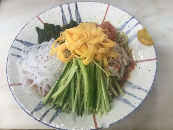 「【期間限定】冷やし中華(¥800)」@鶴の恩がえしの写真