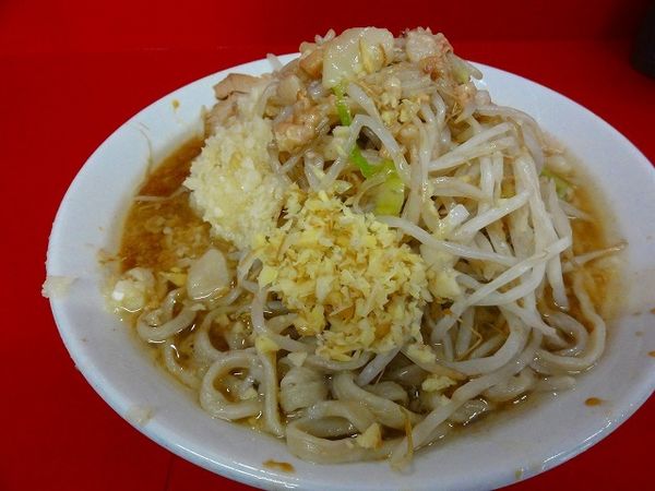 「小ラーメン（250ｇ）750円　全増し」@ラーメン二郎 大宮公園駅前店の写真
