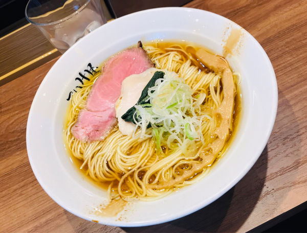 「川俣シャモそば 醤油」@こいけ屋の写真