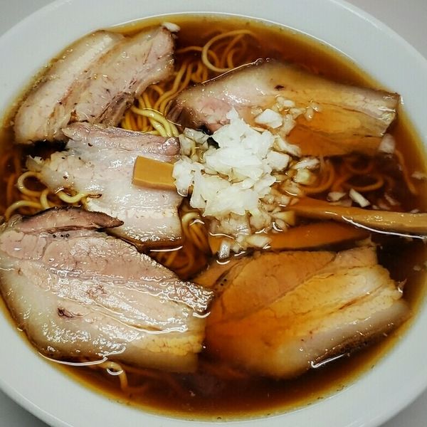 「チャーシューメン（大盛）８００円」@中華そば たてしなの写真