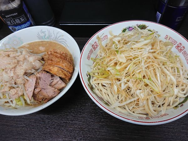 「つけ麺 小豚ネギ」@ラーメン二郎 川越店の写真
