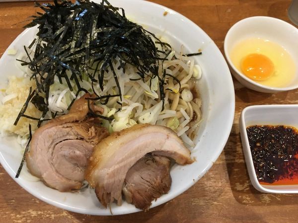 「濃厚油そば　ニンニクカラメ」@麺屋豚道場の写真