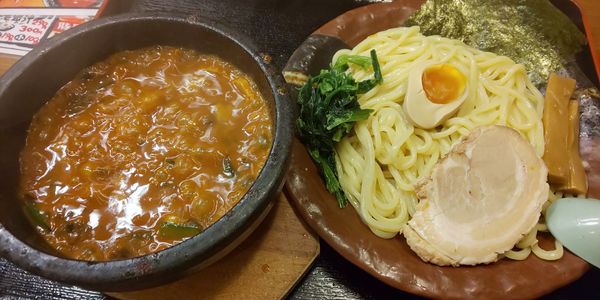 「伊勢海老つけ麺 ピリ辛」@真心堂の写真