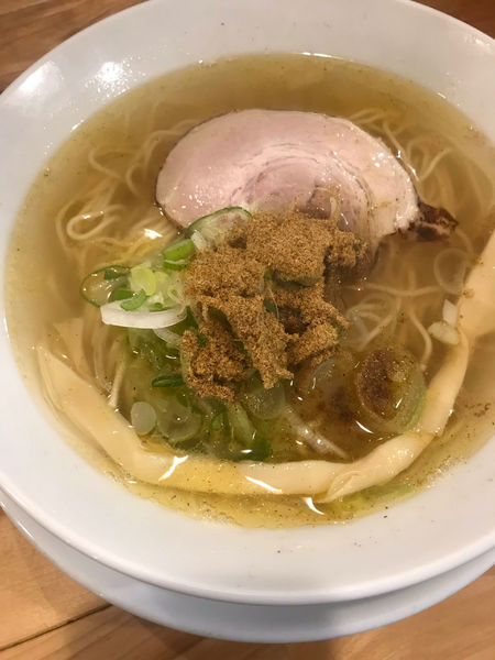 「中華そば」@鶏白湯淡玉らーめん 麺舗 作一の写真
