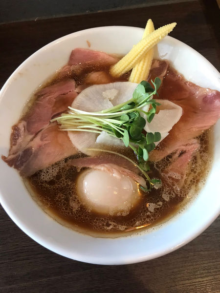 「特製鴨鶏あさりSOBA」@麺屋 グラフミの写真