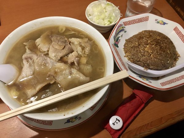 「中華そば（並）セット」@末廣ラーメン本舗 高田馬場分店の写真