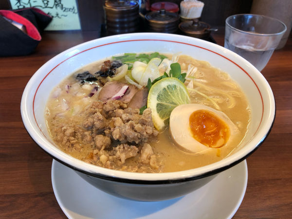 「鶏味噌白湯麺」@麺や ようかの写真