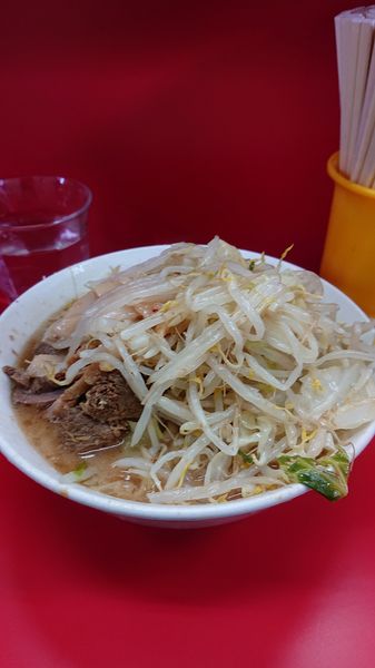 「豚入りラーメン」@ラーメン二郎 三田本店の写真