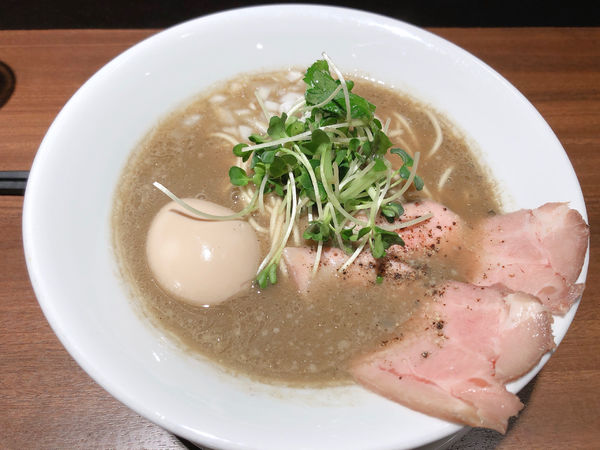 「濃厚烏賊煮干　煮玉子入り」@麺屋 ねむ瑠の写真