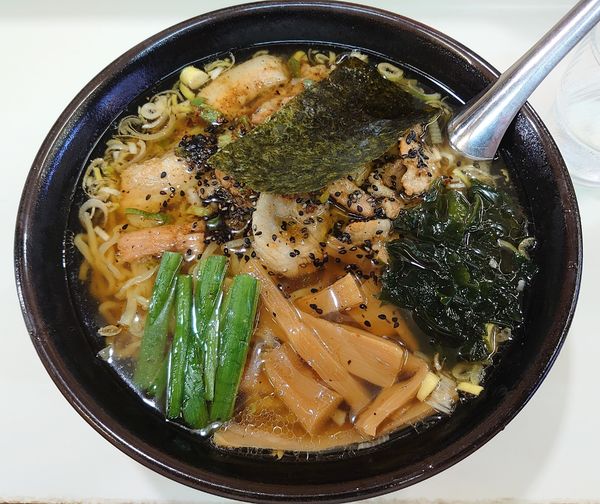 「十八番らーめん(スタミナ)800円」@手もみらーめん 十八番 北坂戸店の写真