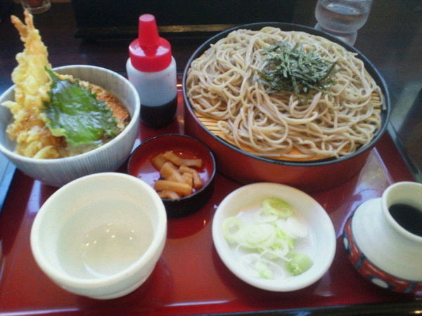 「ざるセット 800円」@そば処 丸松の写真