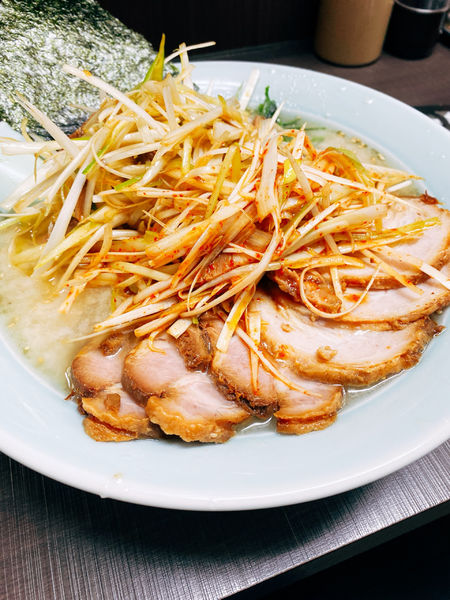 「塩ネギチャーシュー」@ラーメンショップ椿 ひたちなか店の写真