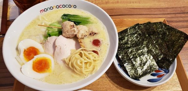 「特製鶏白湯ラーメン」@もののこころ 東松戸店の写真