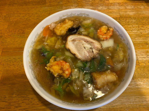 「早田メン800＋醤油味炒飯780」@早田飯店 正木店の写真