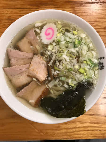「中華そば・平打ち麺 700円」@中華そば 馥の写真