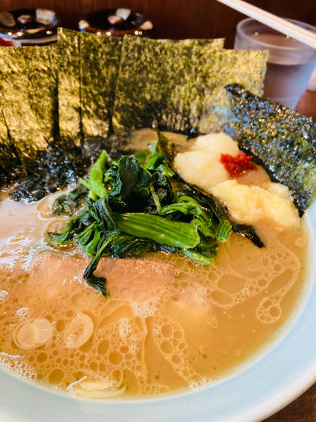 「ラーメン　ライス　おビール」@横浜家系 せいせき家の写真