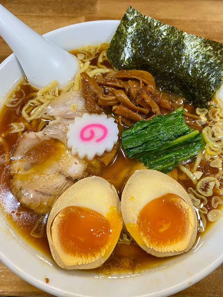 「しょうゆラーメン＋味玉」@オランダ軒の写真