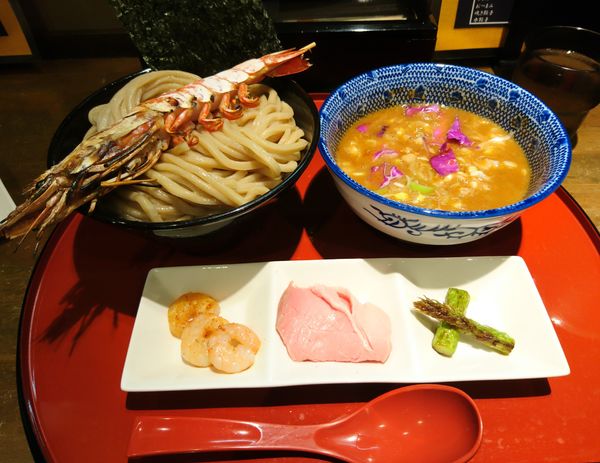 「濃厚海老つけ麺」@麺屋 食べいろの写真
