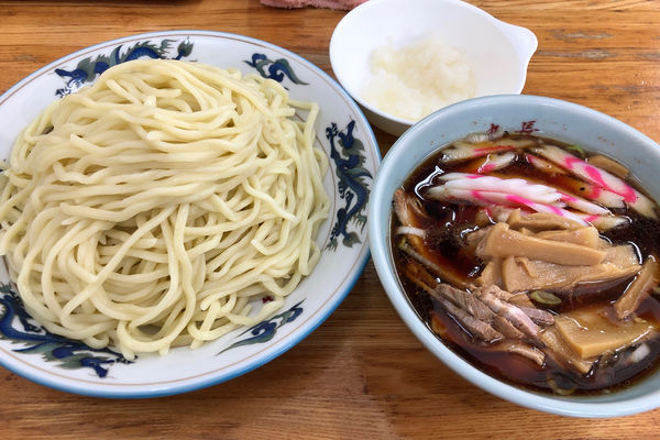 「つけそば(大)900円+大根おろし+具多め」@丸長 坂戸店の写真