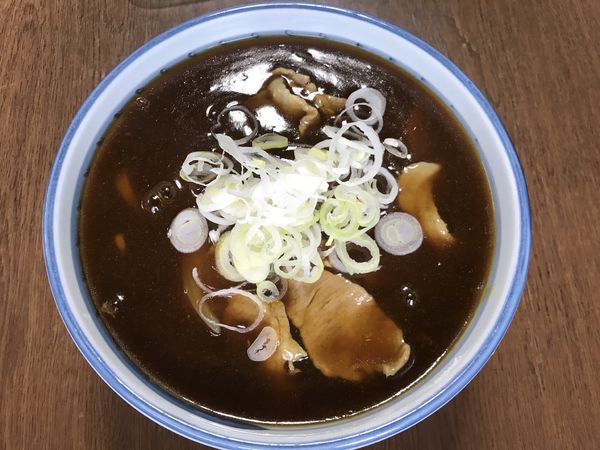 「カレー南蛮うどん　大盛り」@新井屋の写真