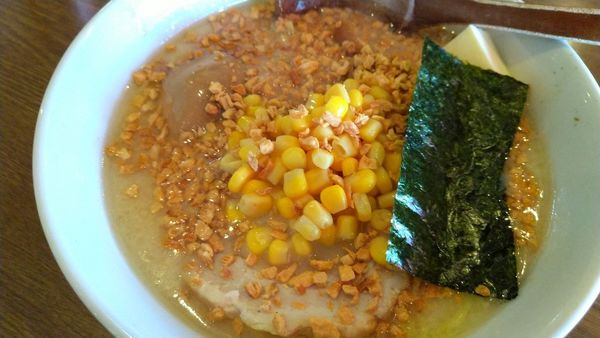 「揚げにんにくらーめん(味玉)」@一指禅 上福岡店の写真