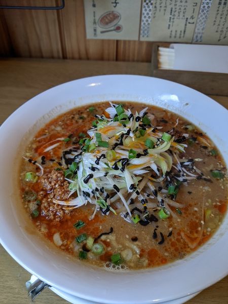 「深煎り胡麻坦々みそ」@らーめん 麻の葉の写真