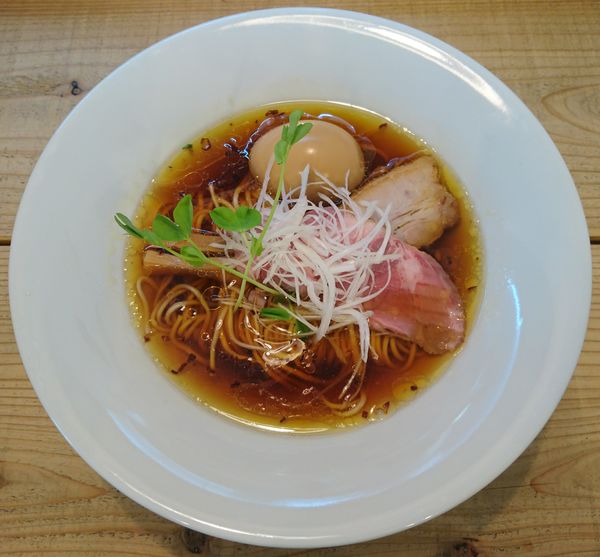 「味玉 kiri_soba 流山本みりん醤油」@The Noodles & Saloon Kiriyaの写真