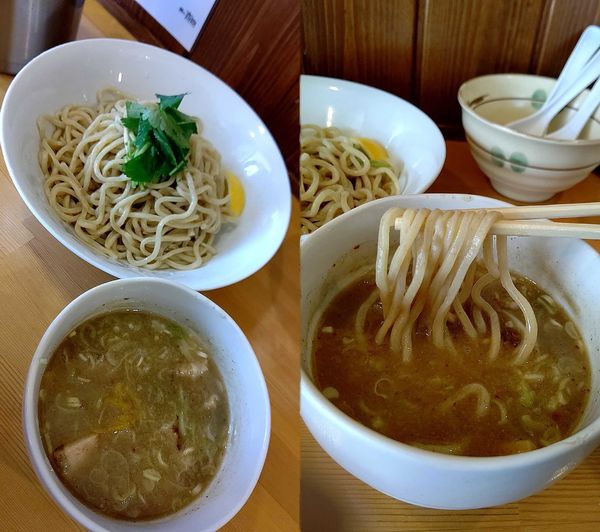 「『塩つけそば(¥800)』を麺300㌘で...」@麺や 吉四 KiCCHOの写真