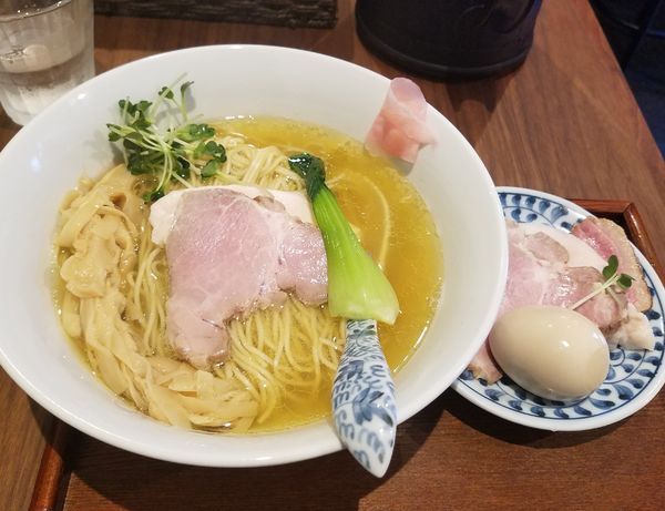 「特製Ra-men塩¥1070+和え玉ハーフ¥150」@メンドコロ Kinariの写真