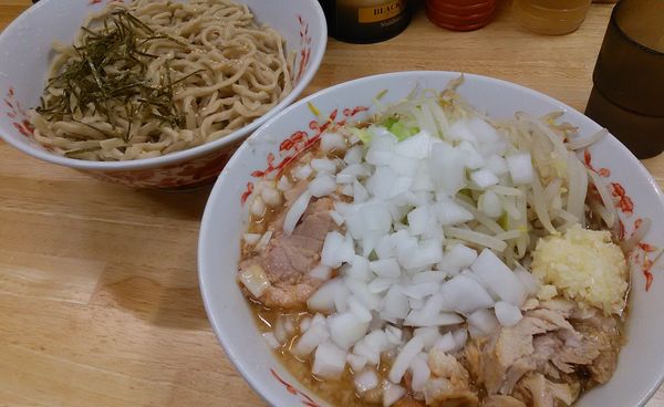 「つけ麺+玉ねぎ」@ラーメン 登良治郎の写真