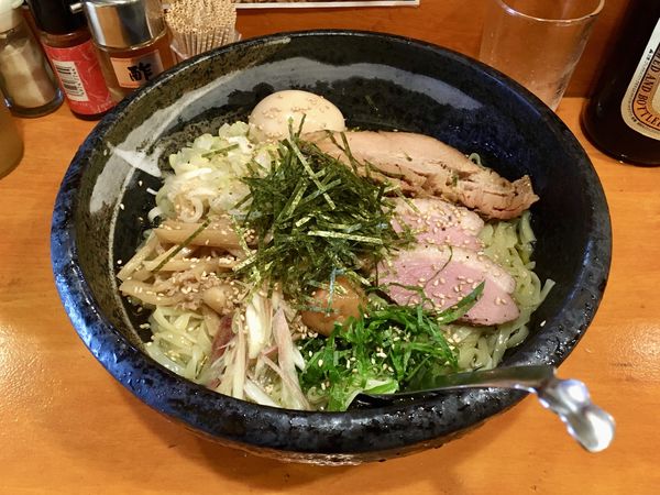 「サッポロラガービール赤星 中瓶 → 特製冷やし鴨中華」@中華そば はな田の写真