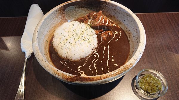 「牛タンカレー　１１００円」@スパイスカレー とくじろうの写真