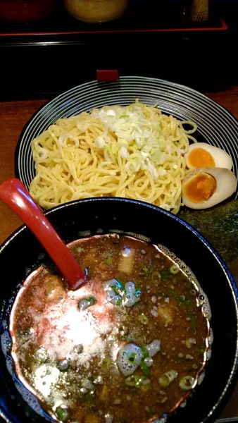 「豚骨魚介つけ麺（７５０円）」@豚骨らーめん みうら家の写真