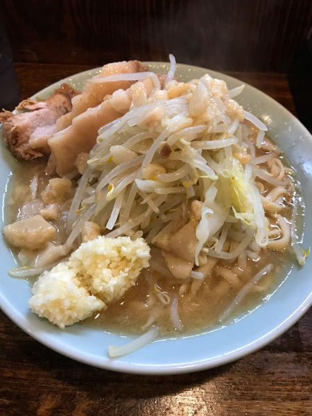 「ラーメン大ニンニクアブラ」@麺屋 鳳の写真