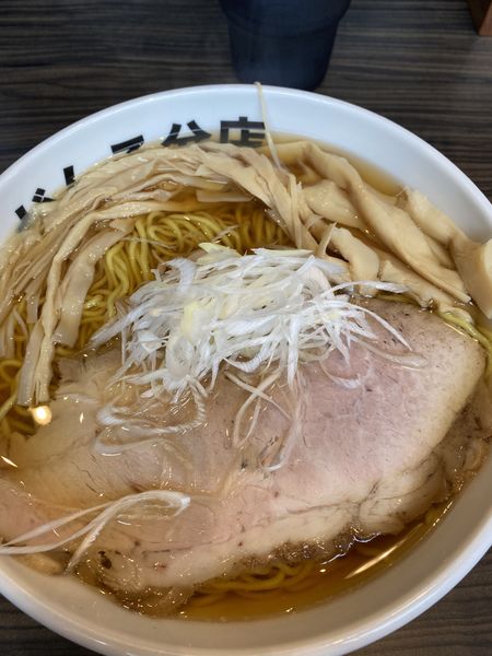 「淡麗煮干し（正油）中盛」@元祖一条流がんこ 総本家(二代目)の写真