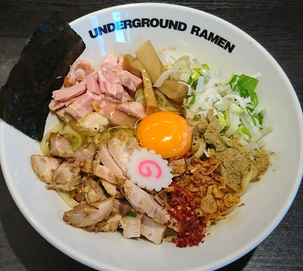 「まぜそば ￥850」@UNDERGROUND RAMEN 川越仲町の写真