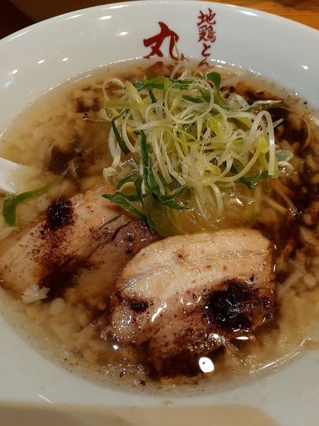「焦がしにんにくラーメン 中太麺」@丸銀らーめんの写真